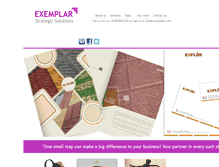 Tablet Screenshot of exemplarss.com